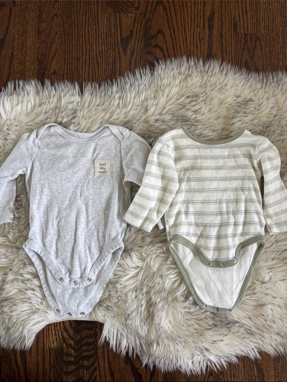 3-6M 8 Baby Boy Long Sleeve Onesie Bundle